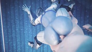 Standing here, i realaze, i am just poke Liara . Mass Effect