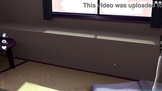 Anime Black-haired Nymph Titty Job - Summer Fever Manga porn Cartoon.mp4