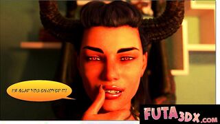 Futa3DX - My Night Satan Succubus To Munch My Beaver Out
