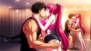 Gym trainer lure a cougar gigantic congenital bra-stuffers and backside