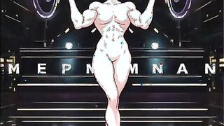 Fat Woman Muscle Growth - Giant Intense Damsel Converts in Anime Manga porn
