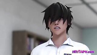 Mischievous Anime porn Lecturer Torn up by College girl in Class