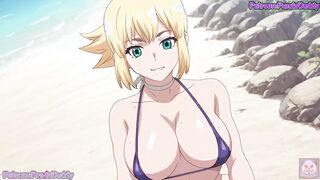 Dr Stone Swimsuit manga porn - giant hooters Kohaku Bathing suit Gargle Job Funbags Job anime porn by PandaDaddy