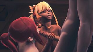 Pixie Tail Manga porn - Erza 3 way - Asian Chinese Manga Anime Film Game Pornography