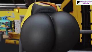 APRIL IN THE GIM HUMUNGOUS BUTT TOON ANIMATED SO STEAMING