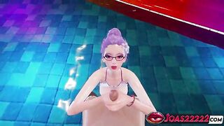 Torrid Anime Lady Tsukiyama In The Pool Gives 2-Transferred Hj In Water, Frenulum Slurping Fetish On Good-sized Salami & Suck Until Gigantic Money-shot – Uncensored THREE DIMENSIONAL Manga porn