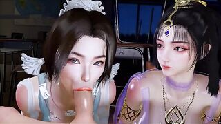 The THREE DIMENSIONAL Lady of Barred Fantasy - 3 DIMENSIONAL Toon Anime porn