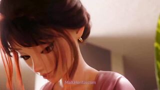 Squirting Orgasm in my Parent's Bed, Stepmom Catches Me 2026. (Exclusive 3D Animation)