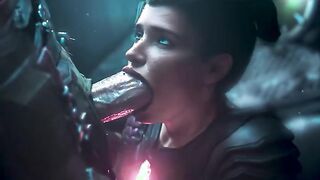 Commander Thira Deep-throats Doom Slayers Beef whistle Toon