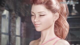 Curvy Wife Cheating her Husband with BBC Instructor (Realistic 3D Sexgame)