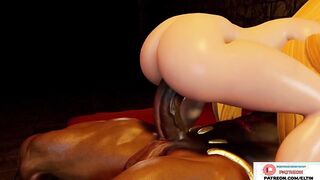 Zelda Harsh Big black cock Romping And Getting Internal ejaculation - Greatest Pioneer Of Zelda Anime porn 4K 60Fps - (Samantha Star)
