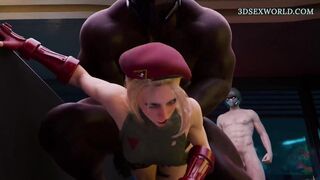 Hardcore Gangbang: 4 Huge Cocks for Cammy (3D Sexgame)