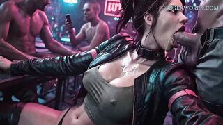 Gangbang Party: Panam Palmer x Cyberpunk (Realistic 3D Gameplay) Ultra Quality