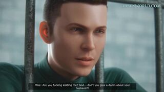 Cheating Wife Paid with her Body to get her Husband Out of Prison (Realistic Sexgame)