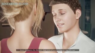 Dirty Family Threesome: Stepmom Shared BWC Stepson with her Best Friend (3D)