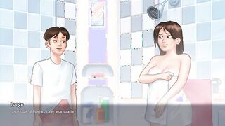 Molten Single Mummy Gets Porked In The Bathroom Every Morning - Summertime Saga THREE DIMENSIONAL Manga porn