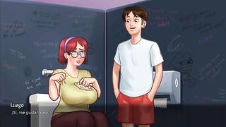 The educator asked me to remain after class - summertime saga