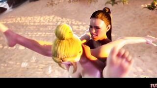 Futa3DX - Ample Tittied , Immense Dicked Futas Join In PULVERIZE CIRCLE