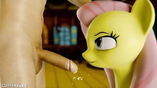 My Little Pony Fluttershy loves Humans fucking her