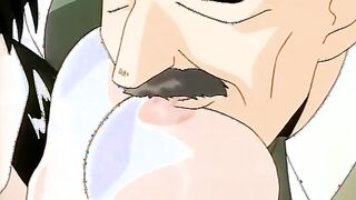 Doggy style hentai sex with a housemaid