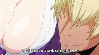 Infidelity with... 1 - Busty hentai milfs get rough NTR gangbang on holiday
