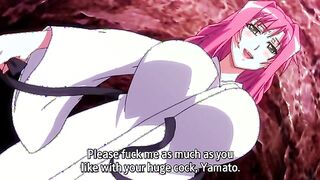 Inyouchuu Etsu Bonus - Big dick tentacle demon fucks two screaming hentai girls at same ti