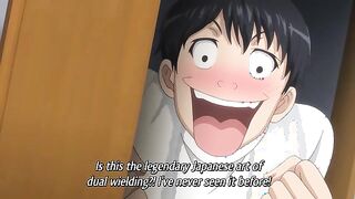 Married in the Boonies 3 - Busty russian hentai wife masturbates both holes with kitchen i