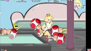 Peaches the horny princess fucks all the mario goombas