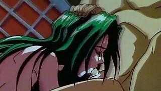 Alien invaders probe horny slut with dirty tentacles