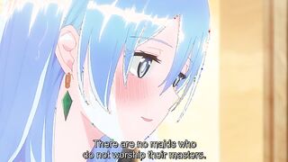 Reika is My Dear Queen 4 - Busty hentai maids have femdom threesome with master