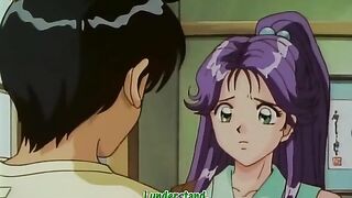 New Angel 1 - Busty hentai teen moans loudly during cowgirl sex