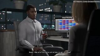 Emma 1 - Bitchy boss gets huge black dick in her white pussy after work