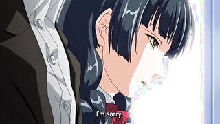 Broken Things: Kasumi - Hentai stepdad fucks his daughter on the stairs