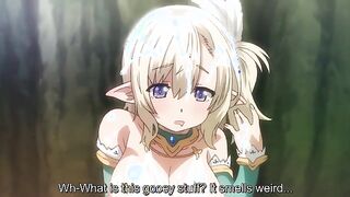 Lewd Elf Exploration 1 - Busty naive elf feels funny when big dick enters her