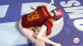 Cram Skul Xtra Credit - Football player pile drivers busty teacher