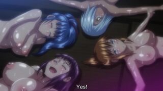 Girls Lacrosse Club 5 - Hentai coach gives teen girls the impregnating piston fuck