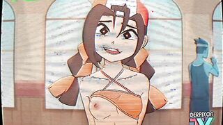 Eri-Chan's Home Workout! - Exercise guru sucks dick in the bathroom
