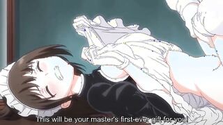 Maid Education 1 - Hentai slave maid has her virgin pussy trained