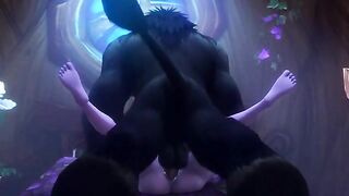 Tyrande Whisperwind from warcraft fucked in 3D porn compilation