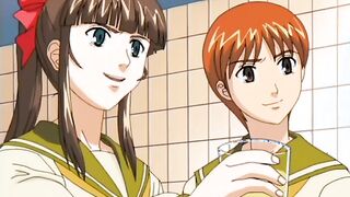 Voyeur's Digest 1 - Bad hentai teens make girl drink piss in bathroom