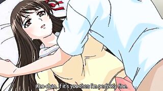 Magical Girl Transforms with a Kiss - Busty hentai teen warrior orgasms from