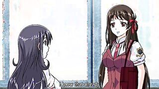 Magical Girl Transforms with a Kiss - Busty hentai teen warrior orgasms from