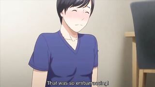 Mother Who Cannot Refuse 1 - Busty hentai mom gives her son's friend a boobjob