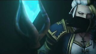 Hentai - Kobold Slayer - Jaina Proudmoore gets anal gangbanged by warcraft
