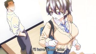 Mako-chan's Development Diary 1 - Busty hentai virgin sister gets fucked by