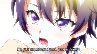 Mako-chan's Development Diary 1 - Busty hentai virgin sister gets fucked by
