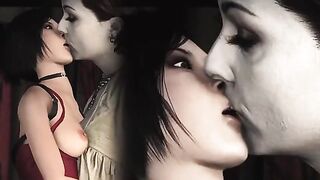 3D Hentai - Resident Evil Second Maiden - Lady Dimitrescu licks Ada Wong's