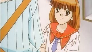 Classmates: End of Summer 3 - Reluctant hentai teen girl begs to be tied up