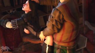 3D Hentai - Primordium 1 - Yennefer gets her ass fucked by a scholar's big