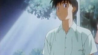Classmates: End of Summer 2 - Hentai teen gets romantic pussy licking outdoors